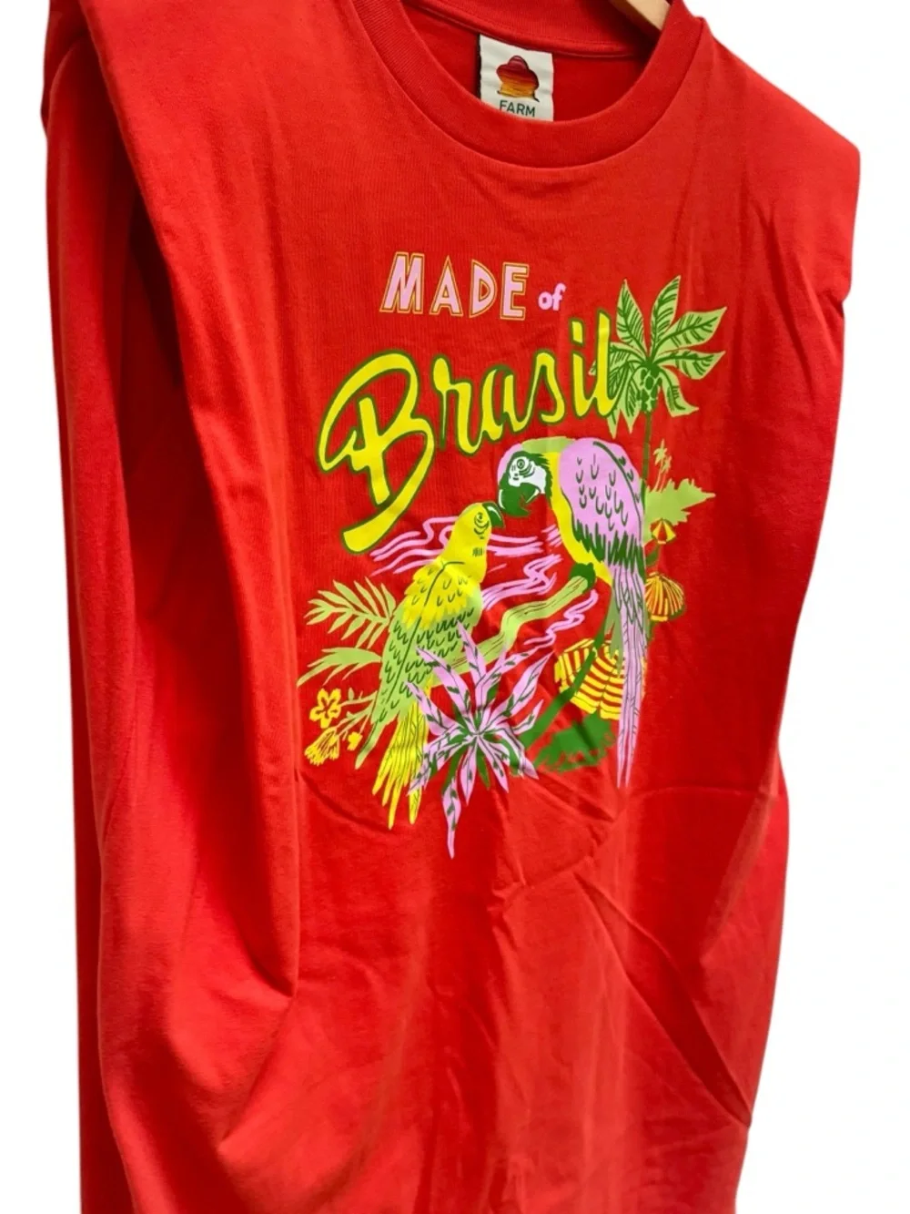 FARM Rio Brasil Graphic T-Shirt Dress